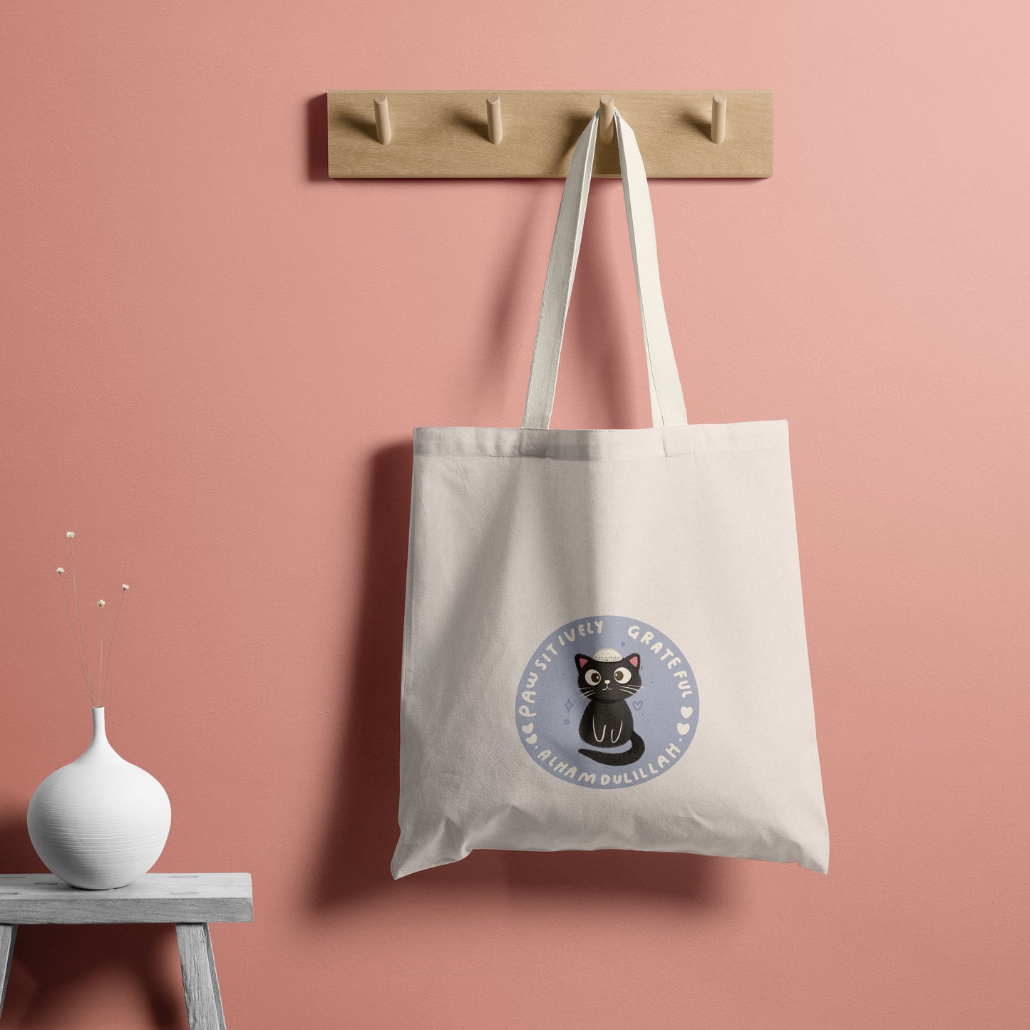 'Pawsitively Grateful' - Tote Bag