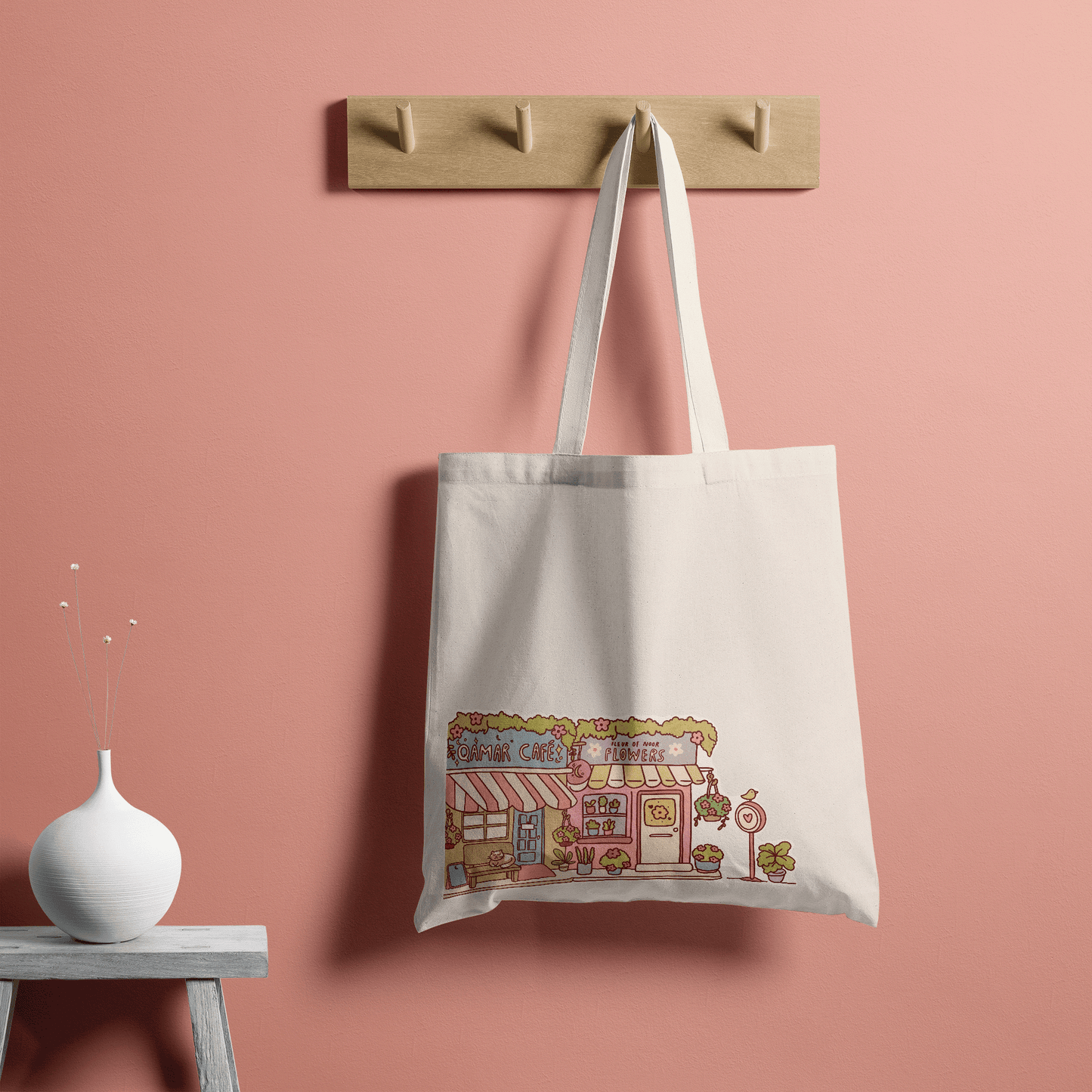 'Qamar Cafe' - Tote Bag