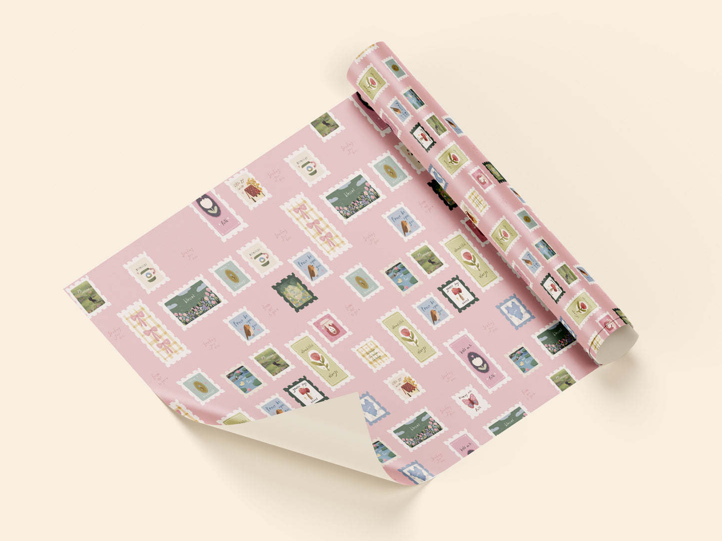 Stamp Wrapping Paper