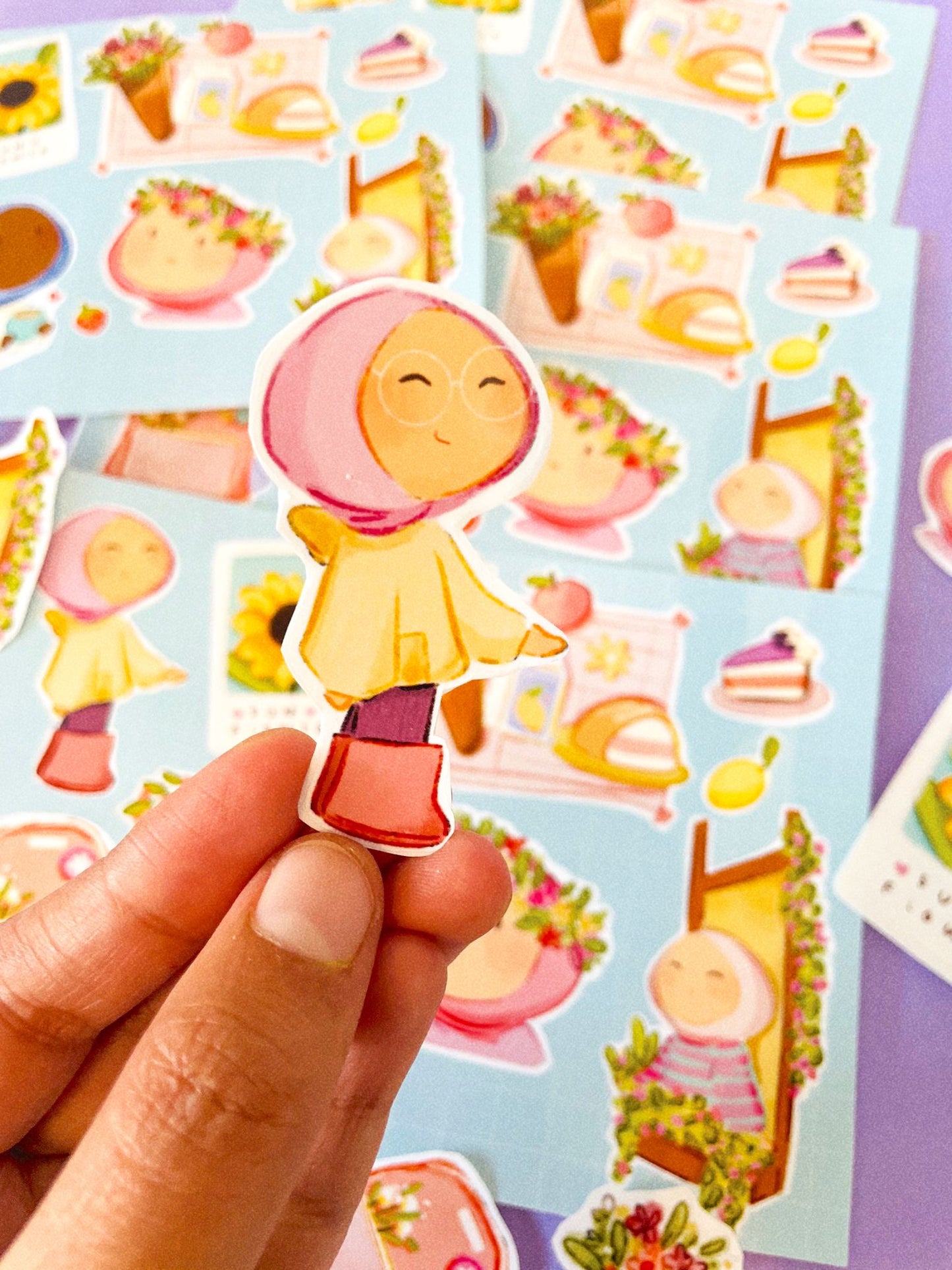 Idotdoodle Journal Sticker Sheet - Summer