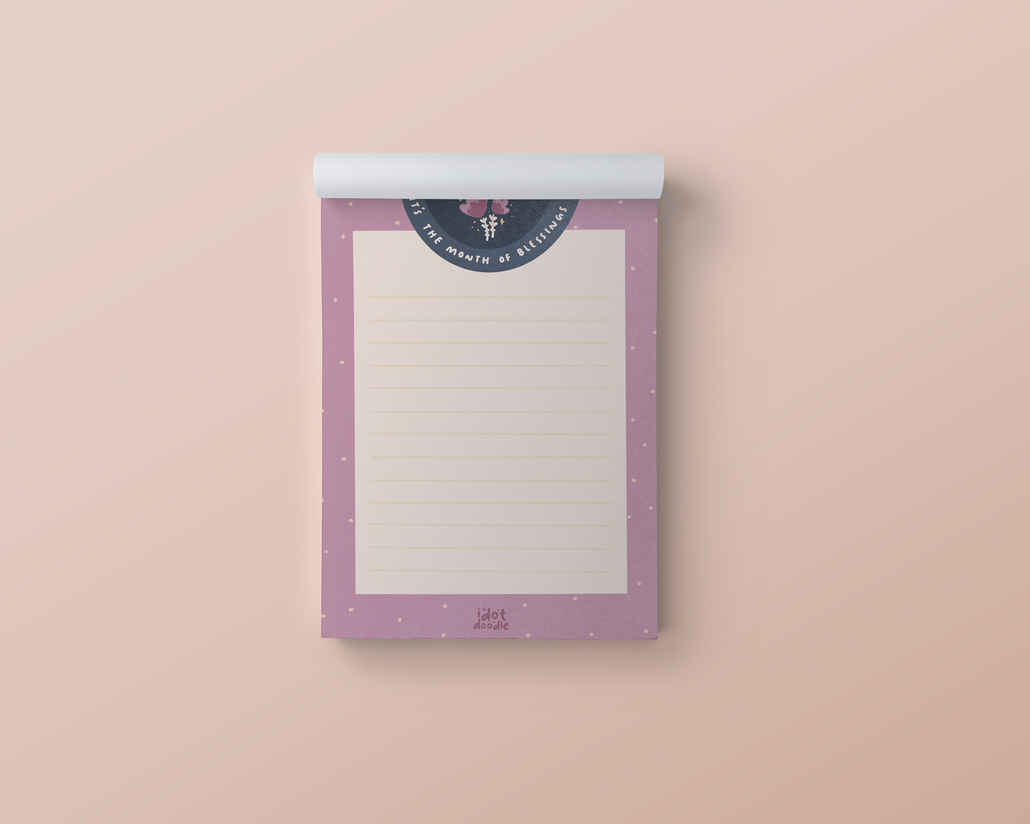 "Month Of Blessings" Notepad