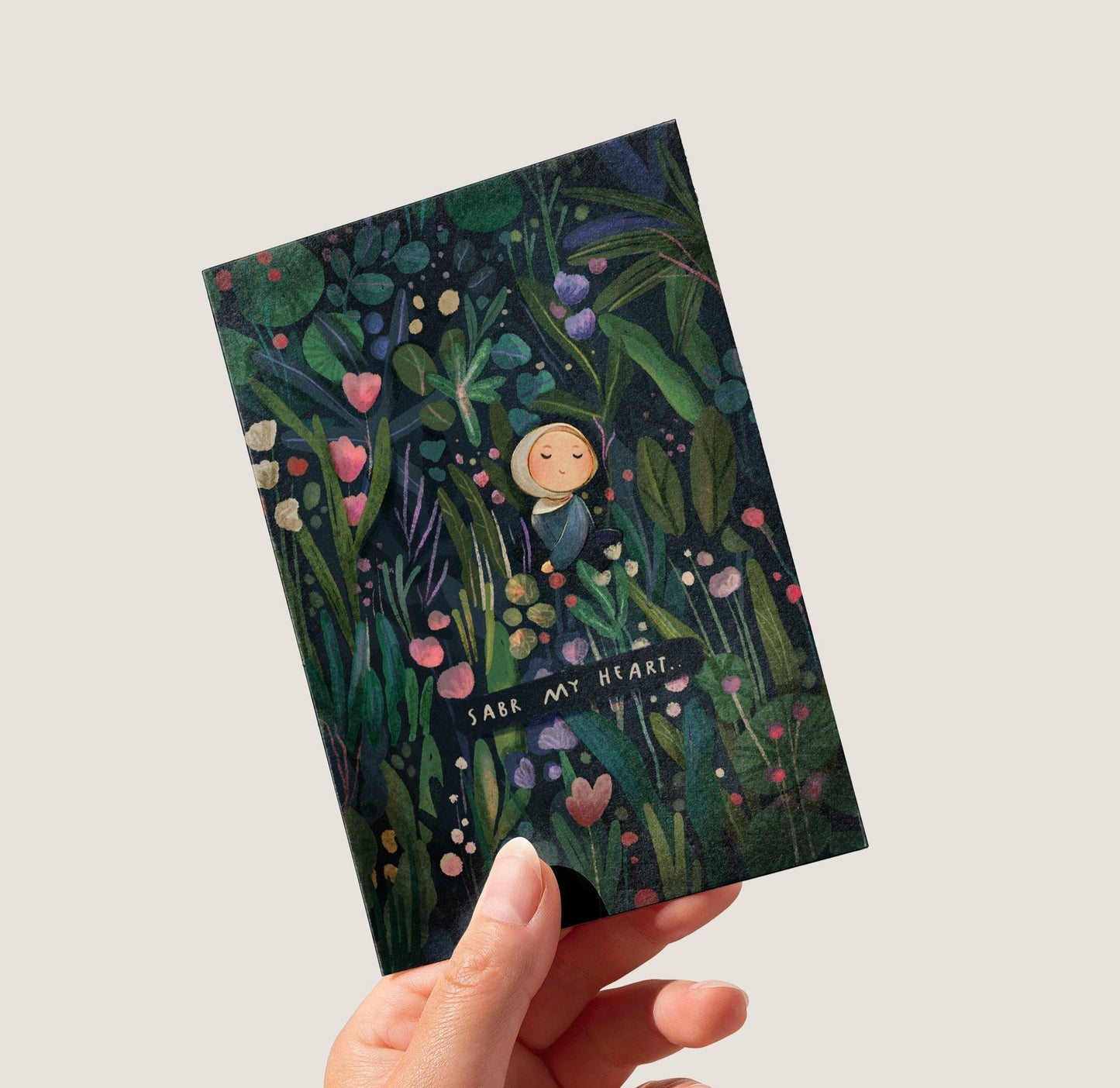 "Sabr My Heart" - Postcard