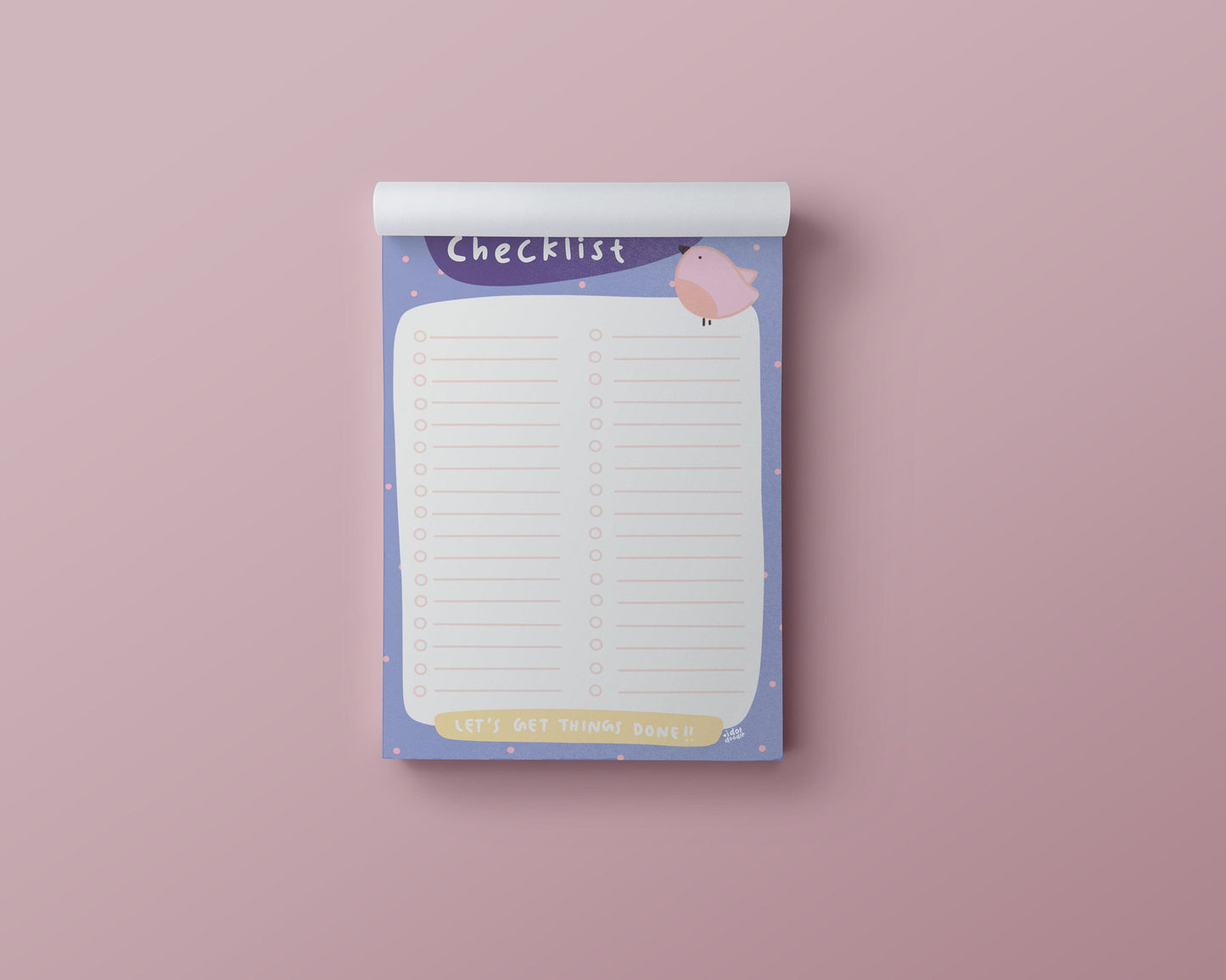 "Checklist" Notepads