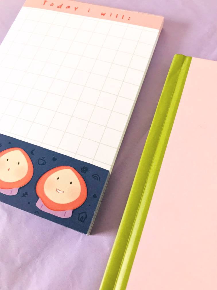 "Today I will" Notepad