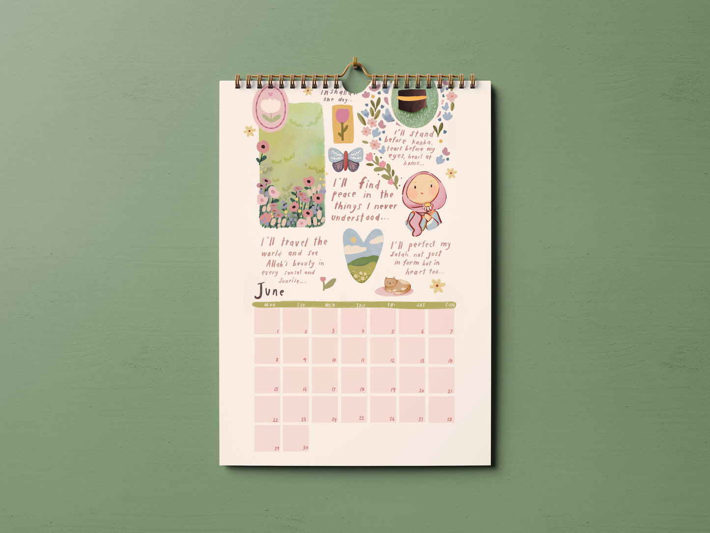 IDOTDOODLE Wall Calendar 2026