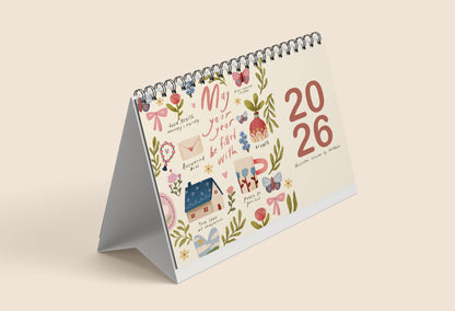 IDOTDOODLE Desk Calendar - 2026