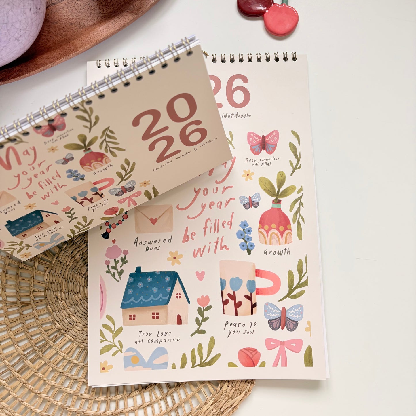 IDOTDOODLE Wall Calendar 2026