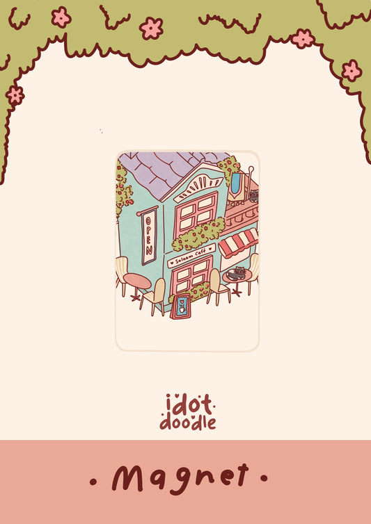 "Salaam Cafe" - Magnet