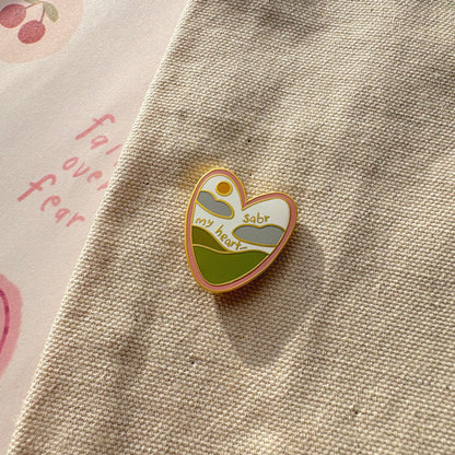 "Sabr my heart" - Enamel Pin