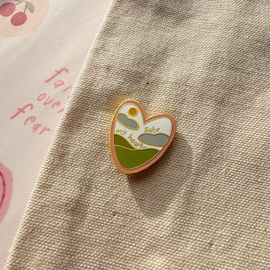 "Sabr my heart" - Enamel Pin