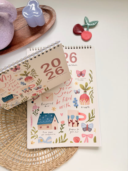 IDOTDOODLE Wall Calendar 2026