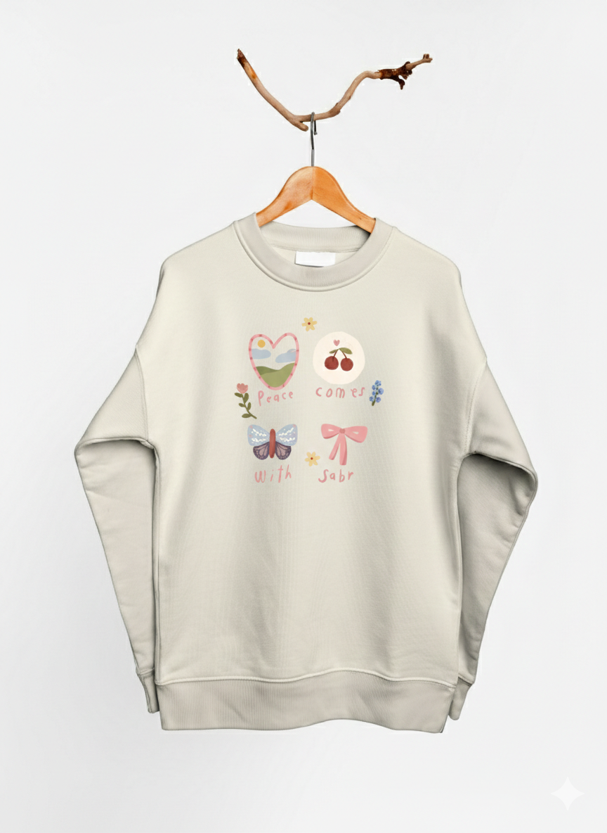 "Peace comes with Sabr" - Sweatshirt