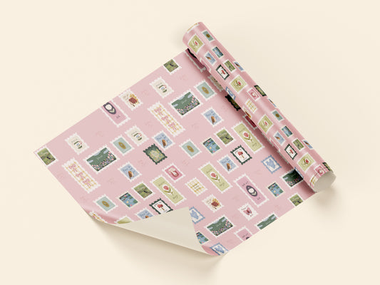Stamp Wrapping Paper