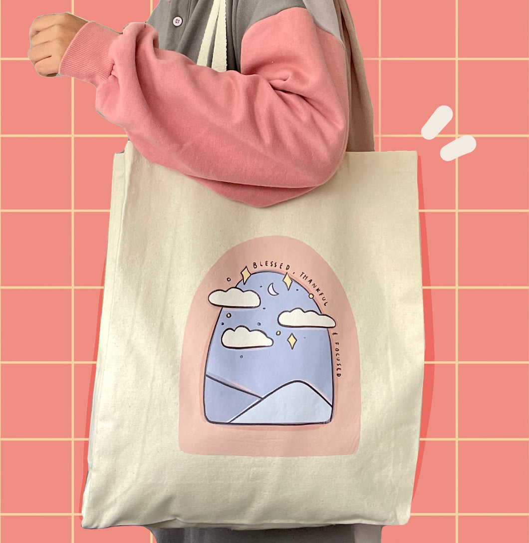 'Pink Sky' - Tote Bag
