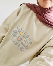 Load image into Gallery viewer, &quot;Dua and Sabr Floral&quot; Idotdoodle Sweatshirt
