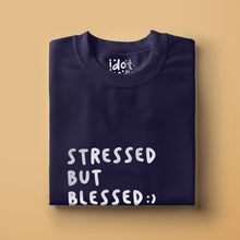 Load image into Gallery viewer, &quot;Stressed But Blessed&quot; Idotdoodle Sweatshirt
