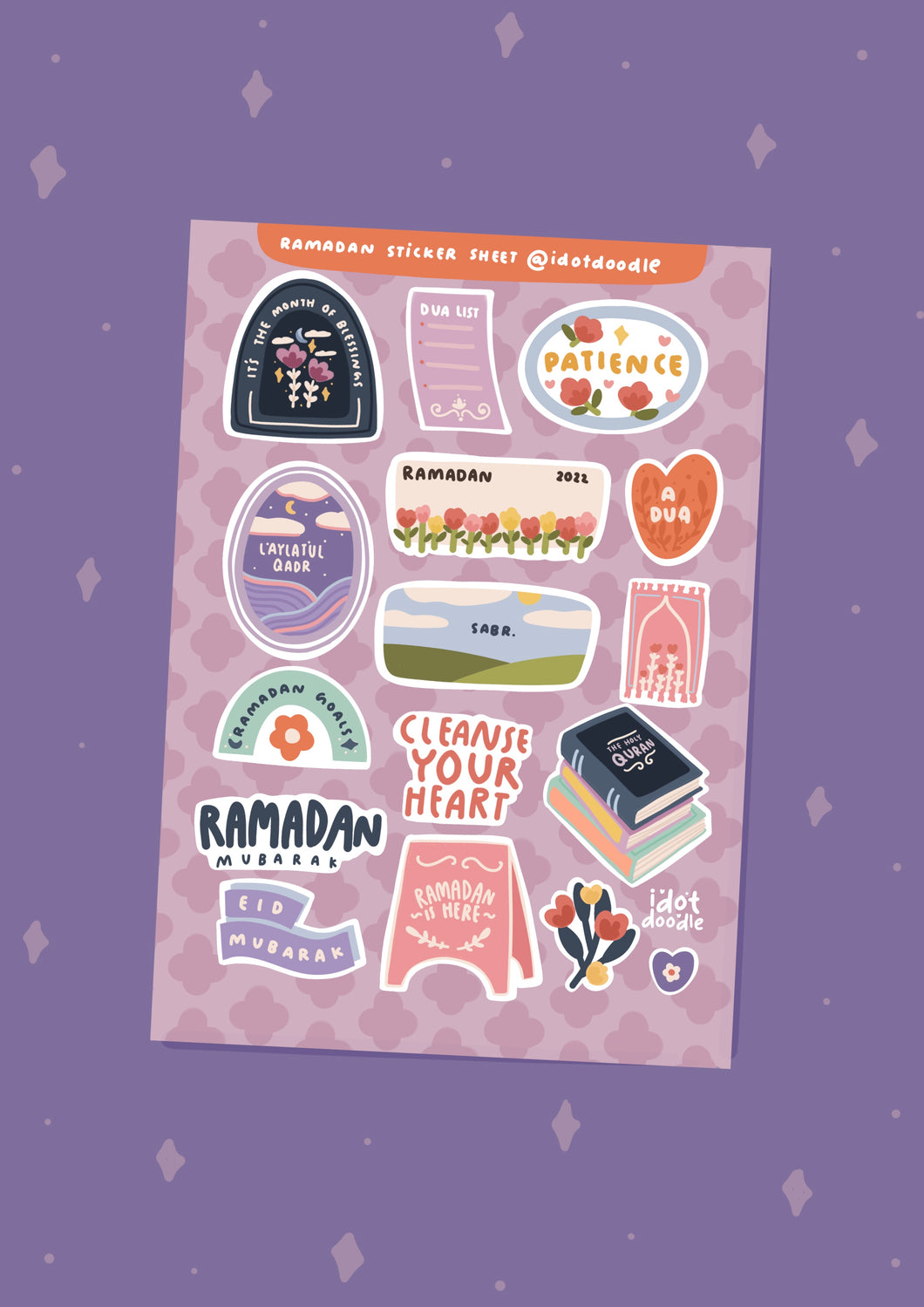 Idotdoodle Ramadan Sticker Sheet