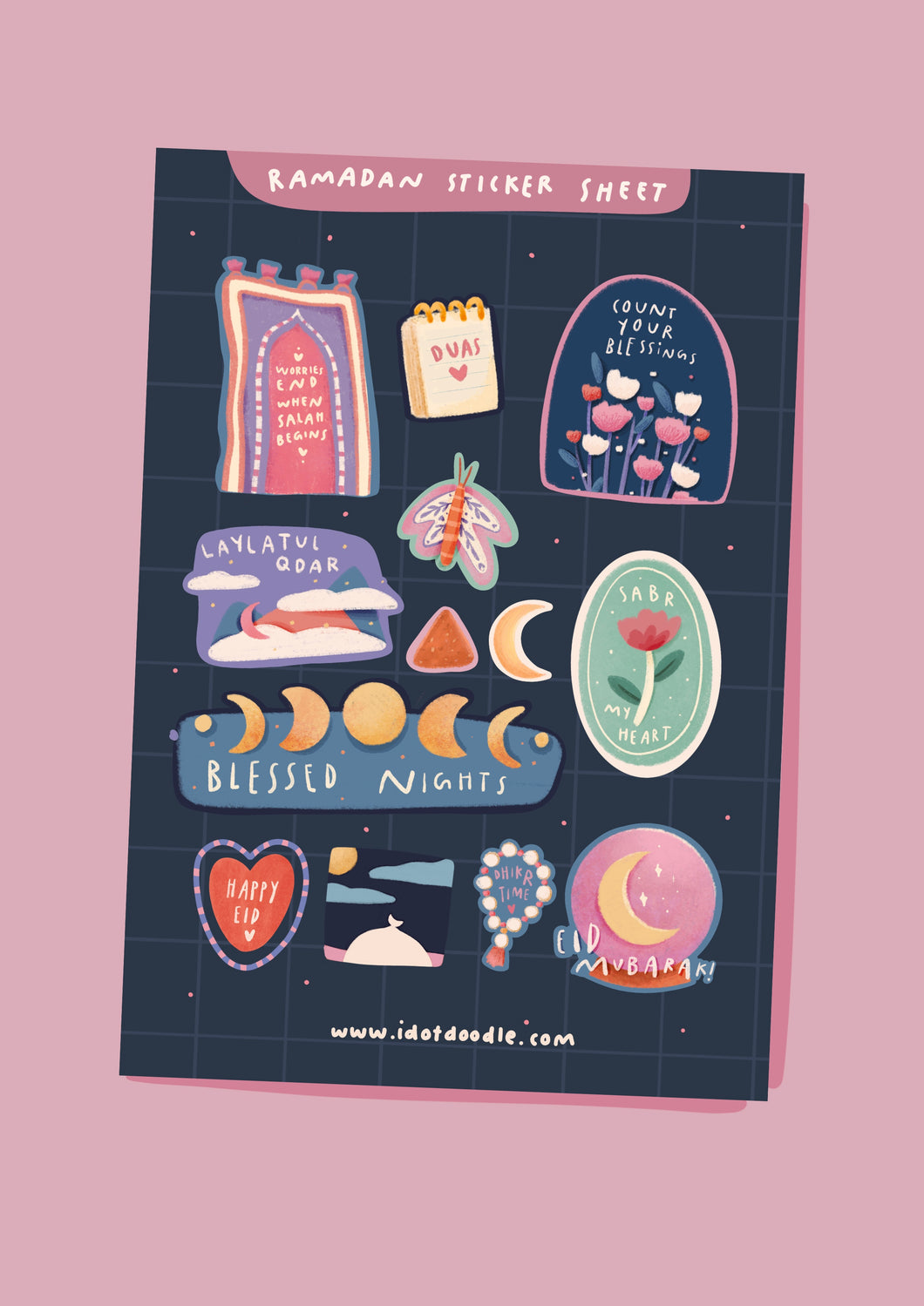 **New** Idotdoodle Ramadan Sticker Sheet