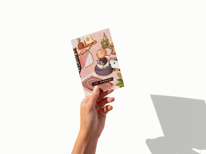 Eid Card - Reading Girl