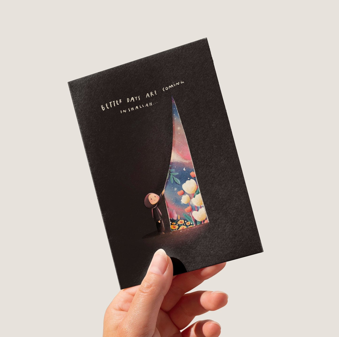 "Better days are coming" - Postcard
