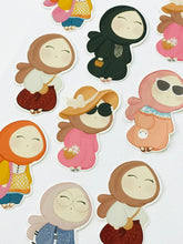 Load image into Gallery viewer, Hijabi Girl sticker - All Black
