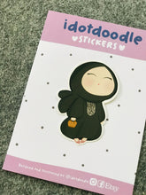 Load image into Gallery viewer, Hijabi Girl sticker - All Black
