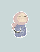 Load image into Gallery viewer, Hijabi Girl sticker - Blue Dress
