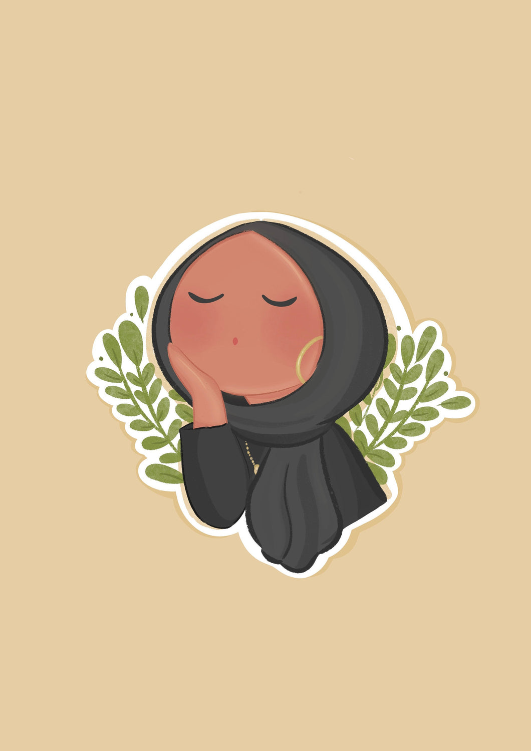 Cute Hijabi sticker