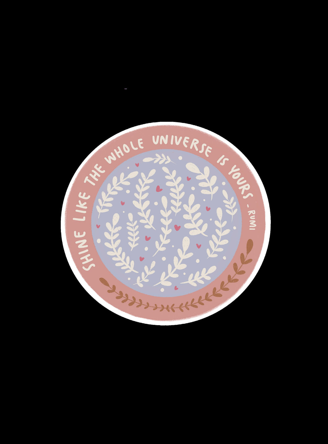 Islamic Quote stickers - Pink