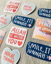 Load image into Gallery viewer, Smile it&#39;s sunnah sticker
